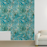 Almond Blossoms Blue Vincent Van Gogh Wallpaper<br><div class="desc">This design may be personalized by choosing the Edit Design option. You may also transfer onto other items. Contact me at colorflowcreations@gmail.com or use the chat option at the top of the page if you wish to have this design on another product or need assistance with this design. I am...</div>