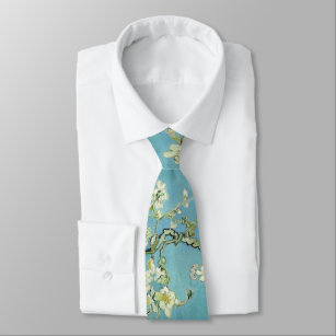 Almond Blossoms by van Gogh Tie