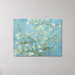 Almond Blossoms by Vincent Van Gogh Canvas Print<br><div class="desc">Almond Blossoms by Vincent Van Gogh, oil on canvas 1890, is a painting of the branches of an almond tree with small, blooming white flowers against a clear and bright blue sky. Painted with the influences of Impressionism and Japanese prints in its flattened colours and bold, expressive outlines, the subject...</div>