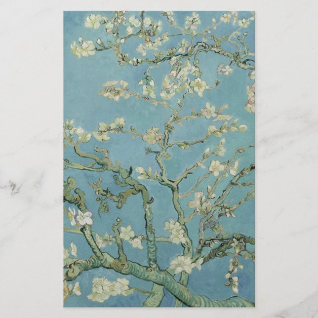 Almond Blossoms by Vincent Van Gogh Fine Art Flyer (Front)