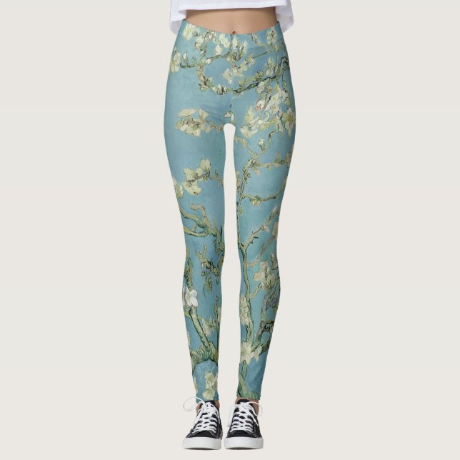 Almond Blossoms Leggings (Front)