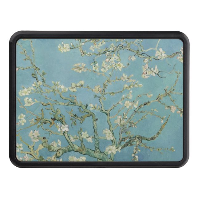 Almond Blossoms Painting by Van Gogh Trailer Hitch Cover (Front)