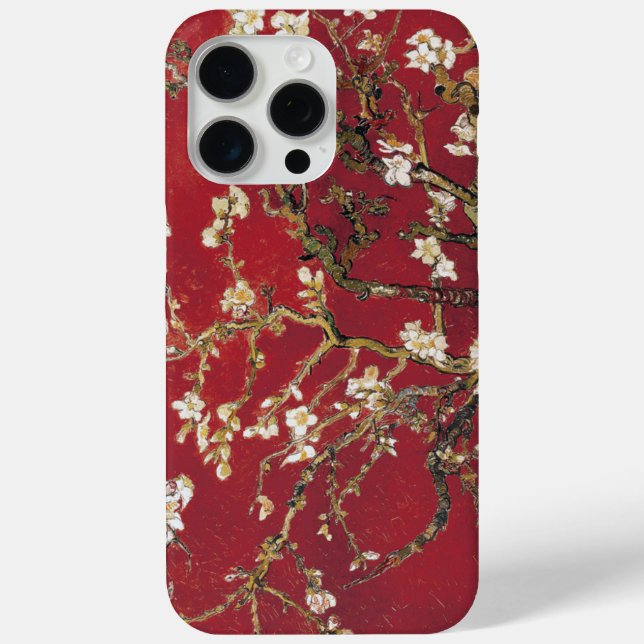 Almond Blossoms Red Vincent van Gogh Art Painting Case-Mate iPhone Case (Back)