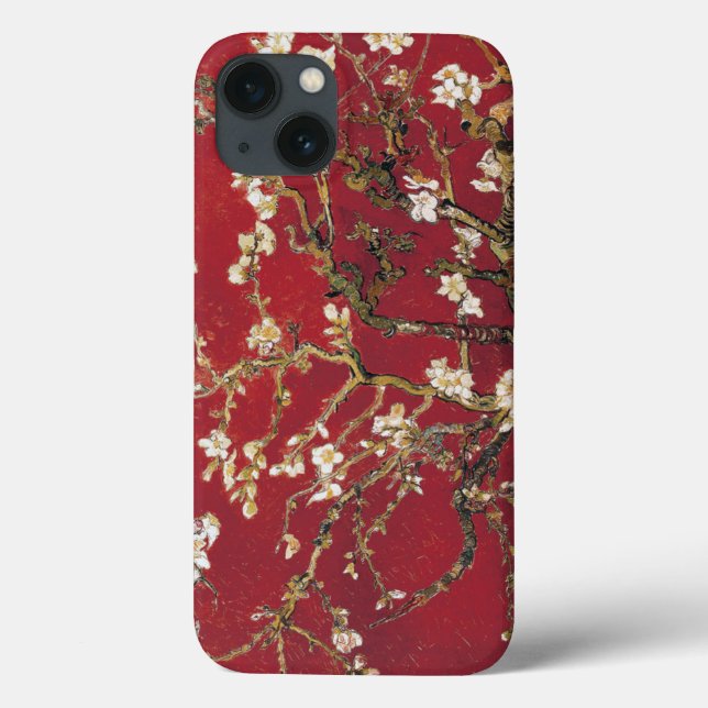 Almond Blossoms Red Vincent van Gogh Art Painting Case-Mate iPhone Case (Back)