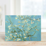 Almond Blossoms | Vincent van Gogh Card<br><div class="desc">Almond Blossoms (1890) by Dutch artist Vincent van Gogh (1853-1890). Van Gogh's Almond Blossoms painting showcases delicate white flowers set against a vibrant turquoise sky, symbolizing new life and renewal. Inspired by Japanese art, the elegant branches and flowing lines create a sense of serenity and natural beauty. The textured brushstrokes...</div>