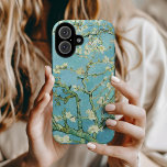 Almond Blossoms | Vincent van Gogh iPhone 16 Case<br><div class="desc">Almond Blossoms (1890) by Dutch artist Vincent van Gogh (1853-1890). Van Gogh's Almond Blossoms painting showcases delicate white flowers set against a vibrant turquoise sky, symbolizing new life and renewal. Inspired by Japanese art, the elegant branches and flowing lines create a sense of serenity and natural beauty. The textured brushstrokes...</div>