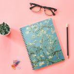 Almond Blossoms | Vincent van Gogh Notebook<br><div class="desc">Almond Blossoms (1890) by Dutch artist Vincent van Gogh (1853-1890). Van Gogh's Almond Blossoms painting showcases delicate white flowers set against a vibrant turquoise sky, symbolizing new life and renewal. Inspired by Japanese art, the elegant branches and flowing lines create a sense of serenity and natural beauty. The textured brushstrokes...</div>