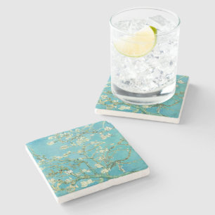 Almond Blossoms   Vincent van Gogh Stone Coaster