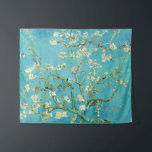 Almond Blossoms | Vincent van Gogh Tapestry<br><div class="desc">Almond Blossoms (1890) by Dutch artist Vincent van Gogh (1853-1890). Van Gogh's Almond Blossoms painting showcases delicate white flowers set against a vibrant turquoise sky, symbolizing new life and renewal. Inspired by Japanese art, the elegant branches and flowing lines create a sense of serenity and natural beauty. The textured brushstrokes...</div>