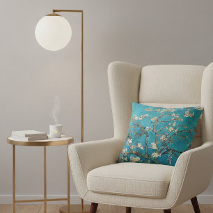 Almond Blossoms Vincent Van Gogh Throw Pillow