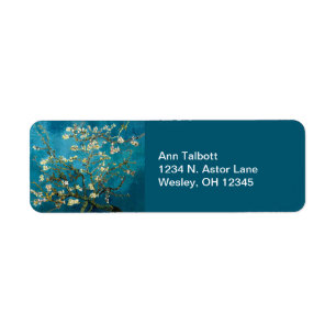 Almond Branches in Bloom Return Address Labels