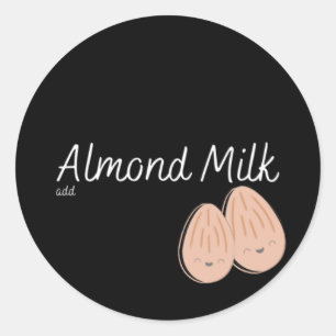Almond Milk add sticker