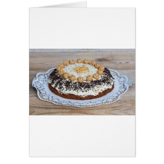 Almond nut cake on rus (Front)