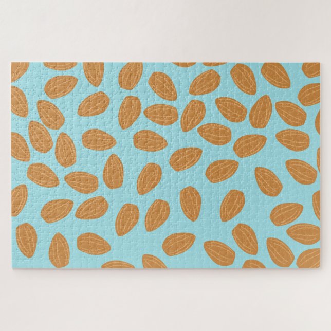 Almond Pattern Jigsaw Puzzle (Horizontal)