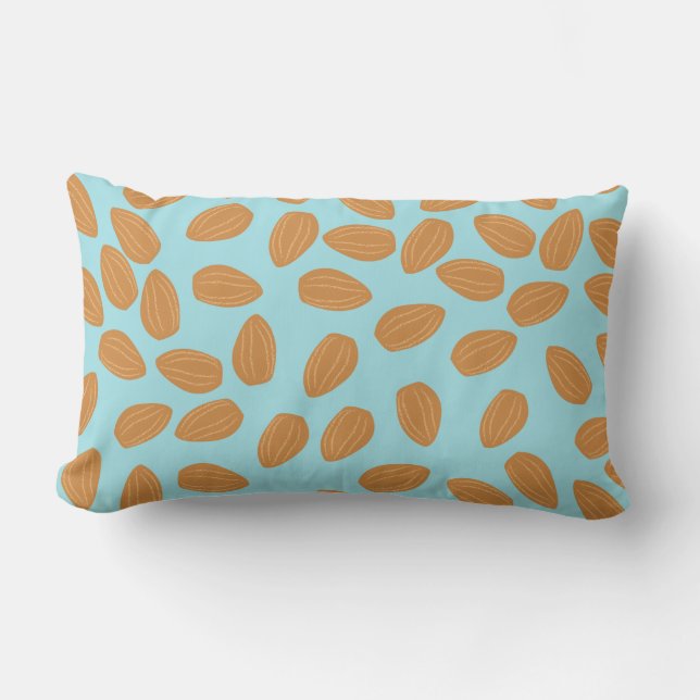Almond Pattern Lumbar Pillow (Front)
