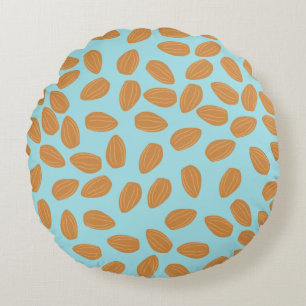 Almond Pattern Round Pillow