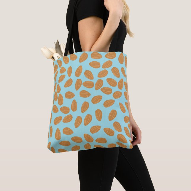 Almond Pattern Tote Bag (Close Up)