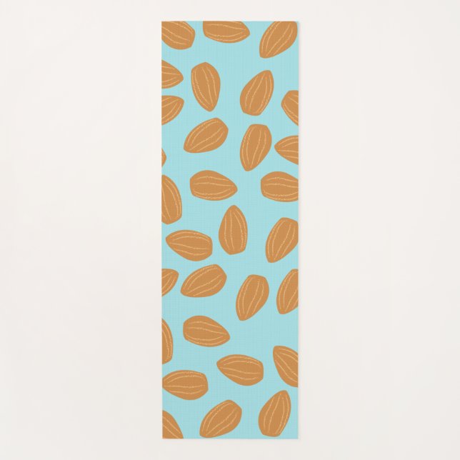 Almond Pattern Yoga Mat (Front)