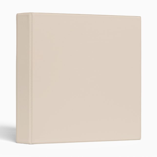 Almond (solid color) binder (Front/Spine)