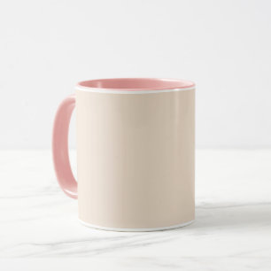 Almond (solid colour) mug
