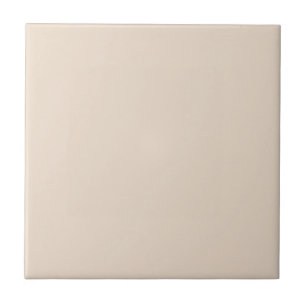 Almond solid colour tile