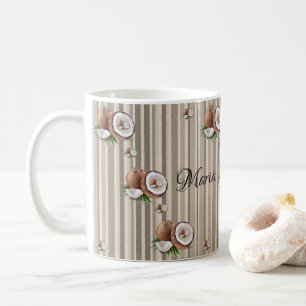 Almond Stripe Mug