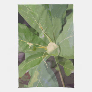 Almond Tree Closeup Kitchen Towel