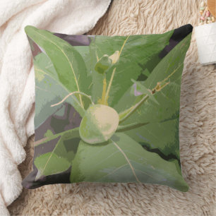 Almond Tree Closeup Throw Pillow