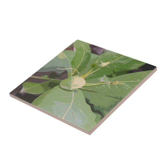 Almond Tree Closeup Tile (Side)