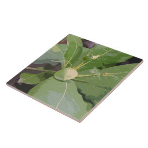 Almond Tree Closeup Tile
