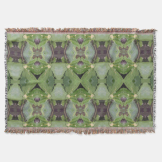 Almond Tree Pattern Throw Blanket