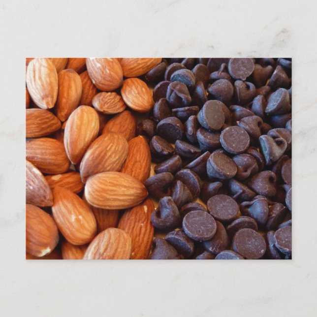 Almonds & Chocolate Chips Postcard (Front)