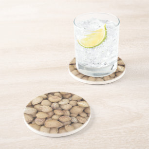 Almonds Fall Autumn Patterns Coaster