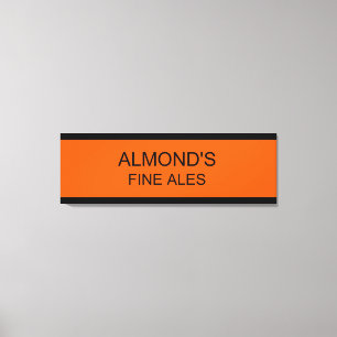 Almond's Fine Ales Canvas Print