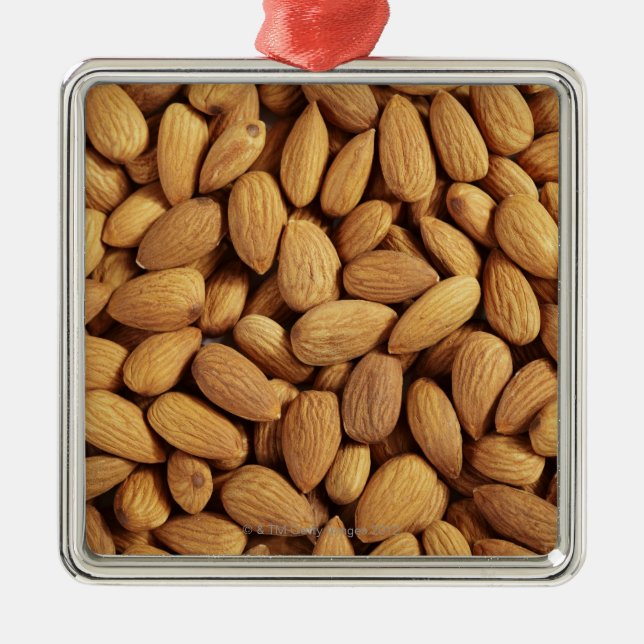 Almonds Metal Ornament (Front)