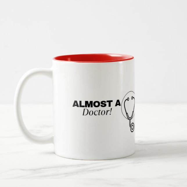 'Almost a doctor' mug (Left)