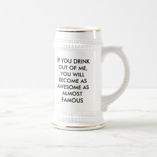 ALMOST FAMOUS "DRINK 2 ROCK" STEIN