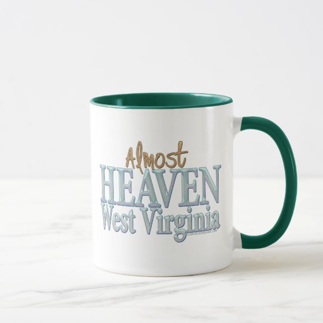 Almost Heaven West Virginia_1 Mug (Right)