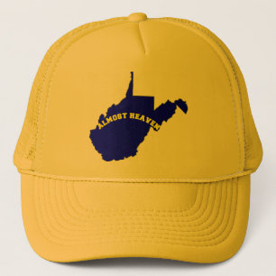 ALMOST HEAVEN WEST VIRGINIA TRUCKER HAT