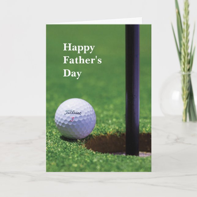 Almost Hole-in-One Father's Day Card (Front)