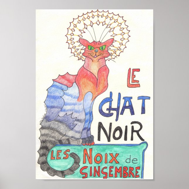 Almost Le Chat Noir, Ginger Nuts poster (Front)