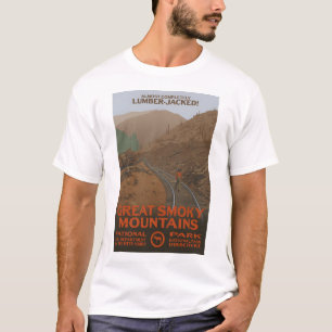 Almost Lumber-Jacked! - Great Smoky Mountains Nati T-Shirt