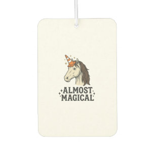 Almost Magical Unicorn Cone Vintage Graphic T-Shir Air Freshener