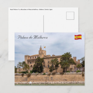 Almudaina Palace in Palma de Mallorca Postcard