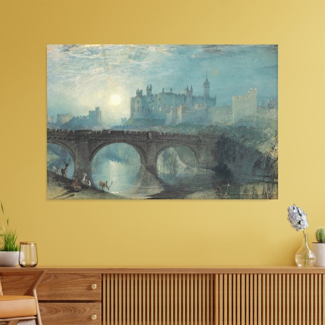 Alnwick Castle Canvas Print (Insitu(LivingRoom))
