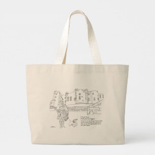 Alnwick Castle, Kilted Gent, Scottie Dog Tote Bag