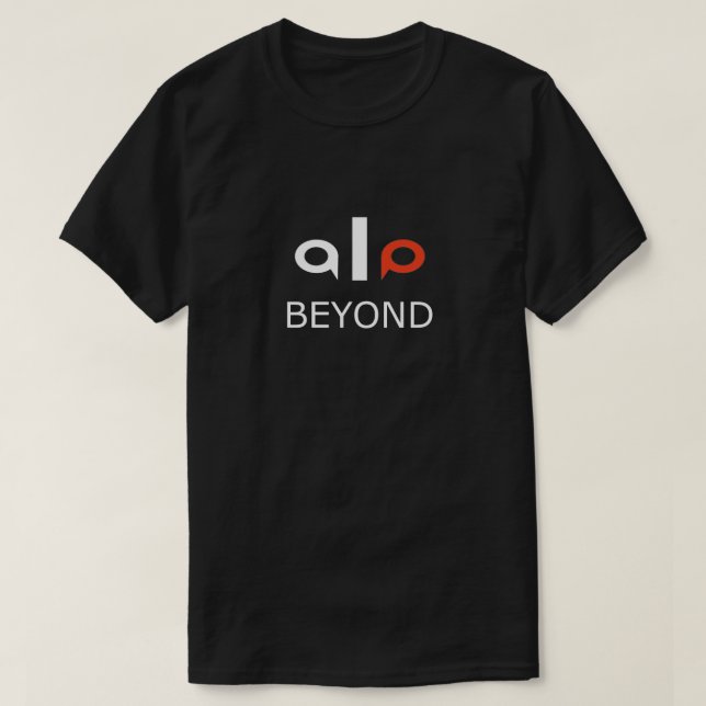 ALO Beyond – Minimalist Modern Typography T-Shirt (Design Front)