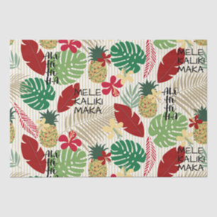 ALO-HO-HO-HA Hawaiian Tropical Holiday  Wrapping P Tissue Paper