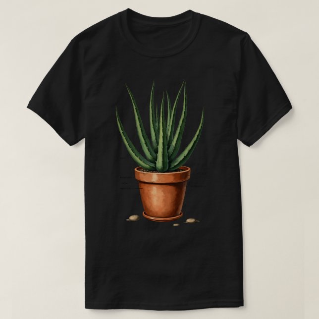 Aloe Botanical T-Shirt (Design Front)