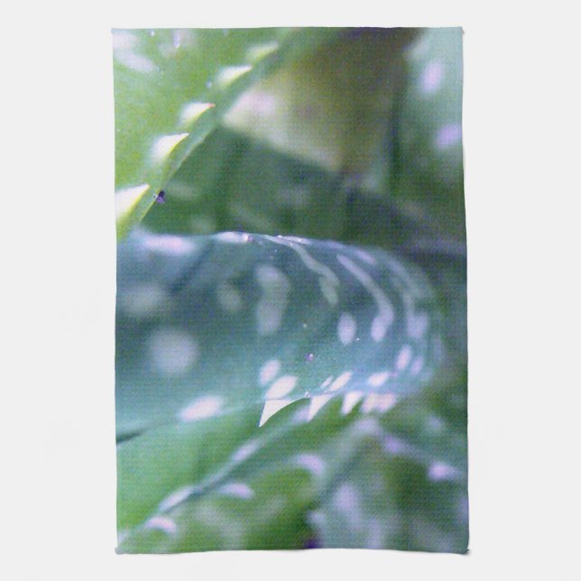 Aloe, Bug's View Kitchen Towel (Vertical)